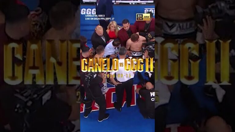 Canelo and GGG's First Two Battles 🥊 #shorts