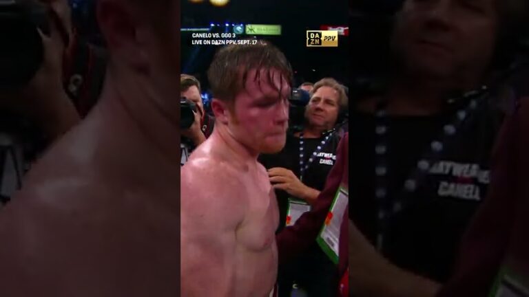 This Is How Canelo Responded Last Time He Lost A Fight 😱 #shorts