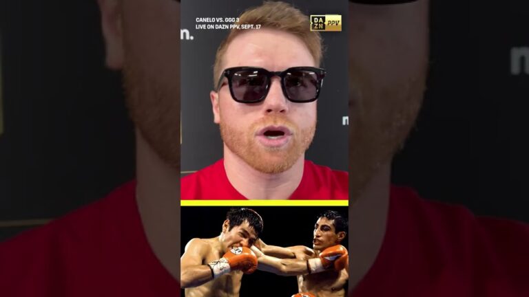 Canelo Alvarez Names His Favourite-Ever Trilogy 👀 #shorts