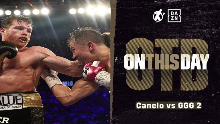 #OnThisDay – Canelo vs GGG Gennady Golovkin 2