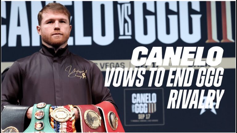 Canelo Vows To End GGG Rivalry As They Square Up For Historic Trilogy Fight