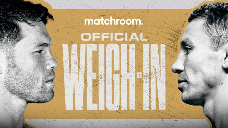 Canelo Alvarez vs Gennadiy Golovkin 3 Weigh In