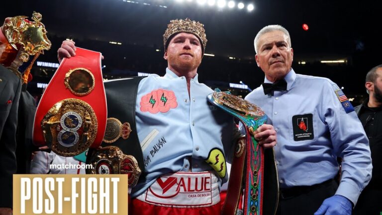 Post-Fight Press Conference: Canelo Alvarez reacts to trilogy win over Gennadiy Golovkin