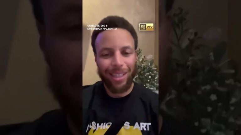 Steph Curry gives his final thoughts on #CaneloGGG3 #shorts