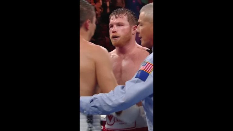 Canelo and GGG Hug It Out After Trilogy Fight Comes To An End 🤝 #shorts