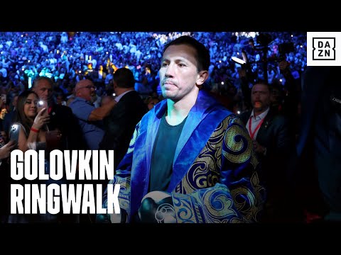 Gennadiy 'GGG' Golovkin Makes His Way To The Ring For Canelo Bout