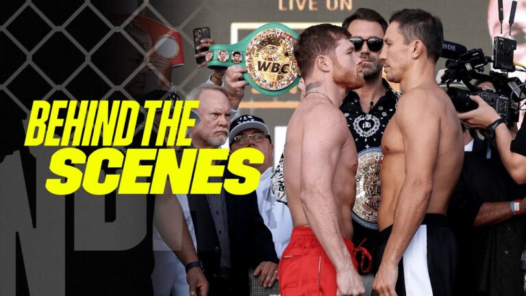 A Weigh-In Like No Other | Behind The Scenes As Canelo And GGG Hit The Scales