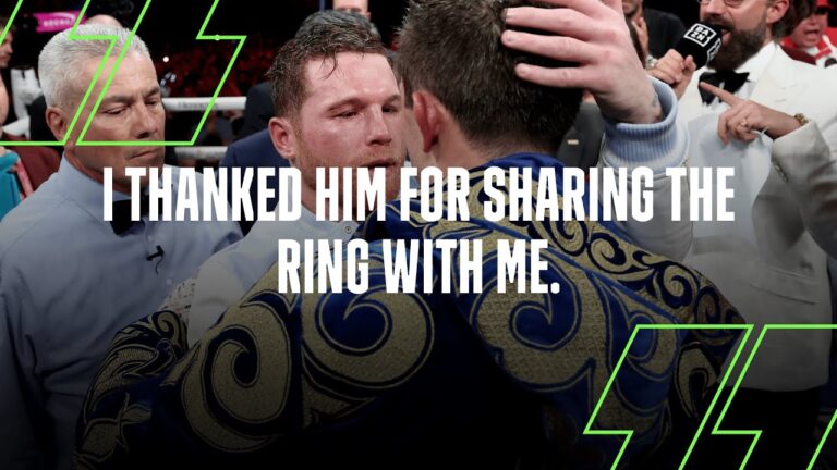 Canelo Reveals What Was Said During Iconic Embrace With GGG 👀