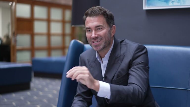 EXCLUSIVE: Eddie Hearn responds to Jake Paul + Twitter beef w/ Ellerbe, Rafael & DiBella plus more!