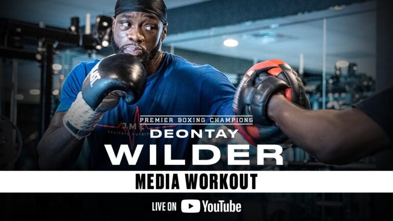 Deontay Wilder MEDIA WORKOUT | #WilderHelenius