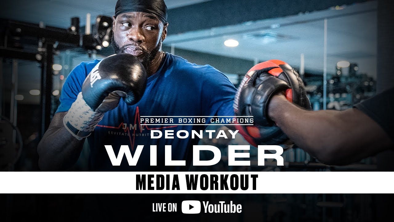 Deontay Wilder MEDIA WORKOUT | #WilderHelenius