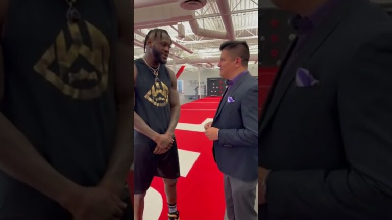 Watch Wilderâ€™s media workout LIVE!