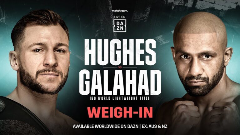 Maxi Hughes vs. Kid Galahad Weigh-In Livestream