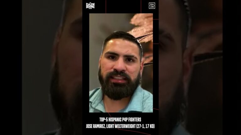 King Canelo 👑 Jose Ramirez's All-Time Latin P4P List #shorts