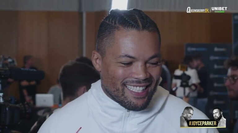"JOSEPH PARKER WAS TALKING BEEP!" JOE JOYCE REVEALS WHAT WAS SAID AT FIERY HEAD-TO-HEAD