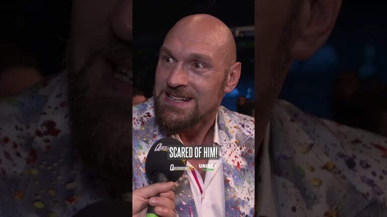 Tyson Fury ridicules claims that he's scared of Usyk!