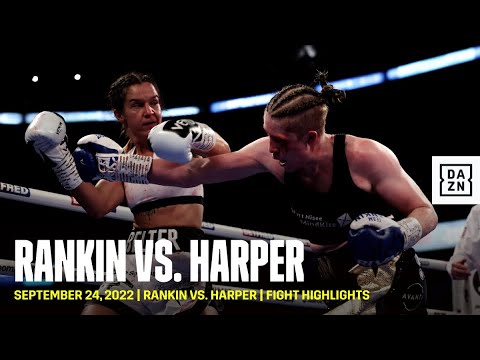 TERRI HARPER IS TWO TIME! Hannah Rankin is outmatched in a fight that goes the distance