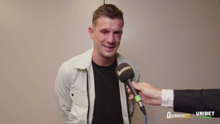 HEARTBROKEN NATHAN HEANEY THANKS FANS FOLLOWING BAD CUT IN POINTS VICTORY