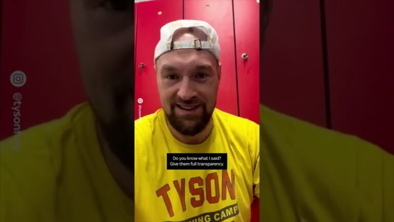 Tyson Fury sets Anthony Joshua a new deadline & calls for him to sign contract by today📝