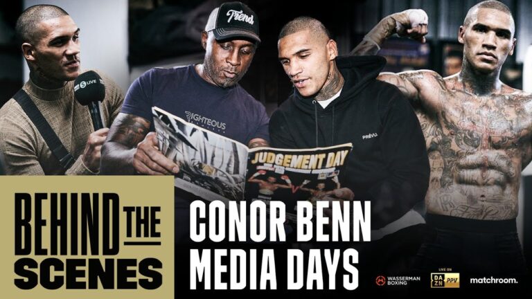 Behind The Scenes: Conor Benn Media Days For Eubank Jr Fight (GMB/Gym)