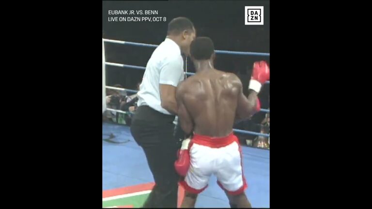 The BRUTAL Nigel Benn Punch Which Made Chris Eubank Bite His Tongue 😬 #shorts
