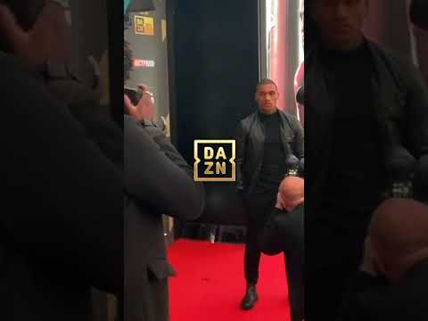 Conor Benn Hits The Red Carpet On #eubankjrbenn Fight Week 🔥 #shorts