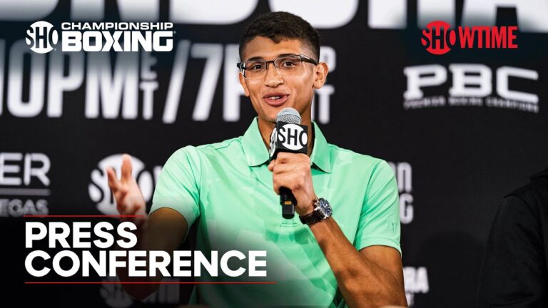 Sebastian Fundora vs. Carlos Ocampo: Press Conference | SHOWTIME CHAMPIONSHIP BOXING