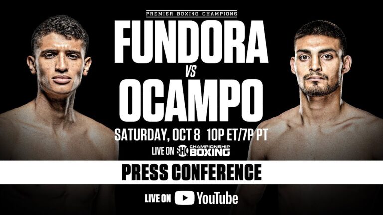 Sebastian Fundora vs. Carlos Ocampo FINAL PRESS CONFERENCE | #FundoraOcampo