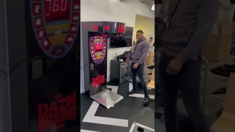 AJ CRUSHES PUNCH MACHINE 💯 #shorts