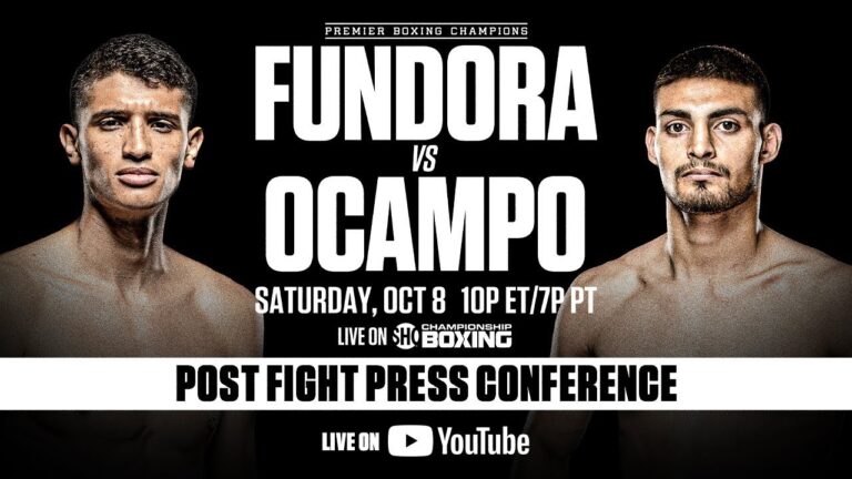 Sebastian Fundora vs. Carlos Ocampo POST FIGHT PRESSER | #FundoraOcampo