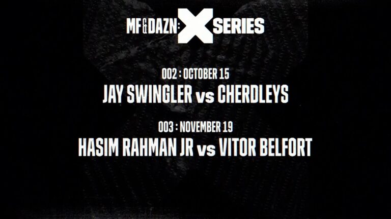 DAZN X Series Returns: Watch Jay Swingler vs. Cherdleys & Rahman Jr. vs. Belfort On DAZN.com