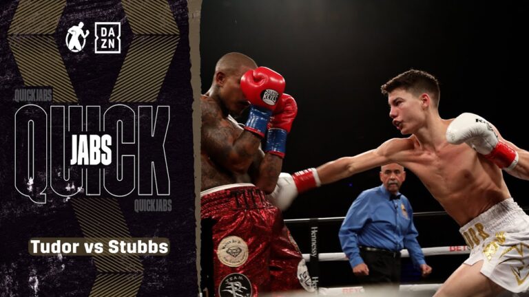 #Quickjabs – Eric Tudor vs Donte Stubbs