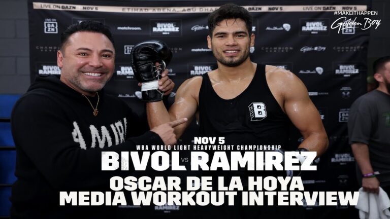 BIVOL vs. ZURDO MEDIA WORKOUT: OSCAR DE LA HOYA