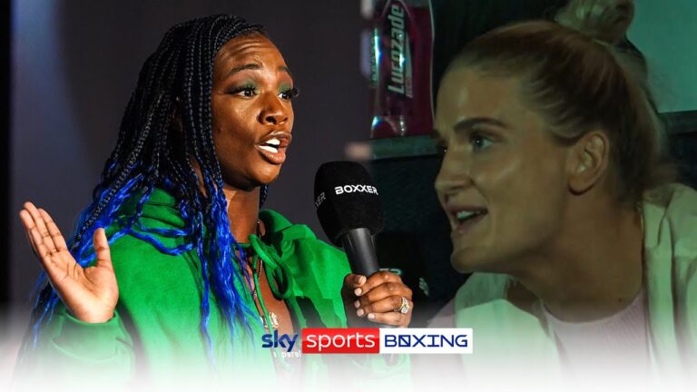 'Shut your little mouth!' | Claressa Shields reacts angrily to April Hunter's question
