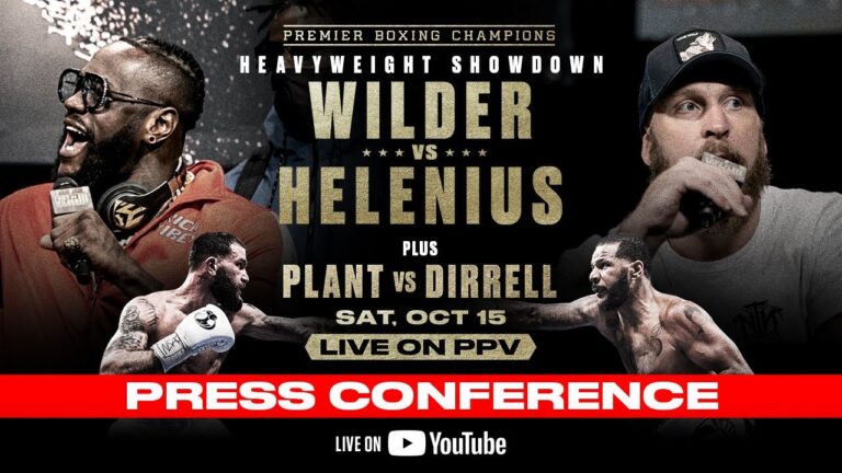 Wilder vs Helenius FINAL PRESS CONFERENCE | #WilderHelenius