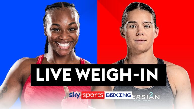 LIVE WEIGH-IN! | Claressa Shields vs Savannah Marshall | London Fight Night
