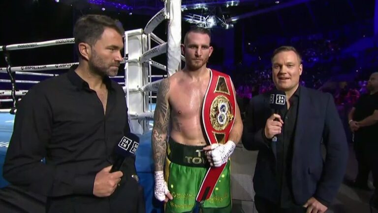 Anthony Joshua at The Gabba next? Demsey McKean & Eddie Hearn react to Korte KO