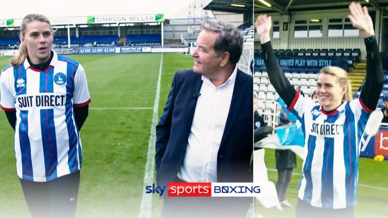 Savannah Marshall Meets Jeff Stelling | Match-day at Hartlepool United ⚽ 🙌
