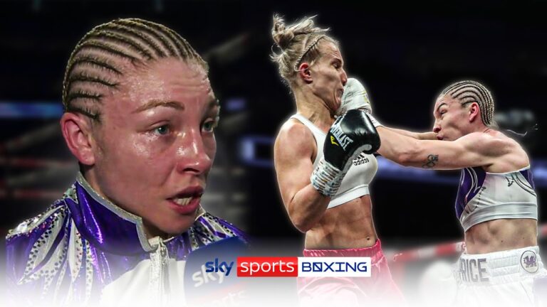 "There's still stuff to work on" | Lauren Price earns fourth-round stoppage of Timea Belik