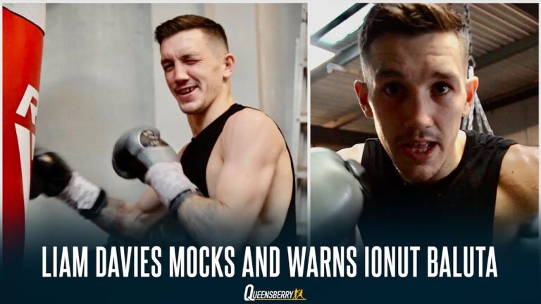 â€œBALUTA! THIS IS HOW YOU HIT A BAG!â€ 😲 | Liam Davies MOCKS Ionut Baluta bag video and warns him