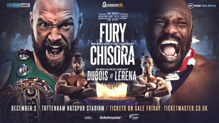 TYSON FURY VS DEREK CHISORA | DECEMBER 3, TOTTENHAM HOTSPUR STADIUM | LIVE PRESS CONFERENCE