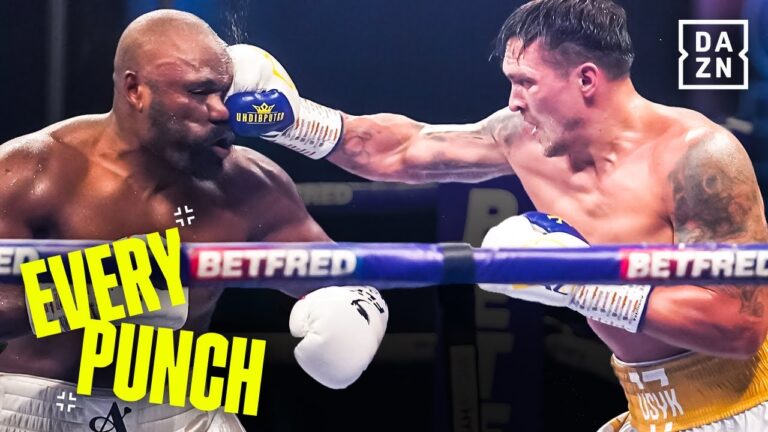 'HE'S HURT HIM!' Oleksandr Usyk vs. Derek Chisora | Every Punch