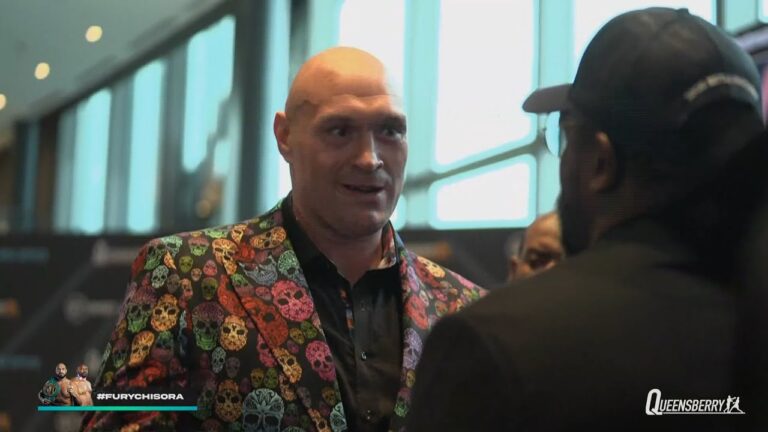 "I'LL BEAT HIM, THEN I'LL BEAT THE LITTLE MIDDLEWEIGHT!" TYSON FURY VS CHISORA FULL PRESS CONFERENCE