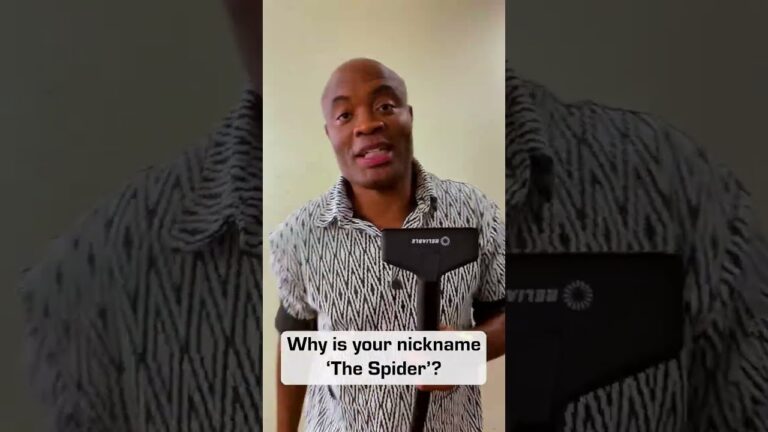 Anderson Silva Explain How He Got â€œThe Spiderâ€ Nickname 😂🕷#boxing #mma