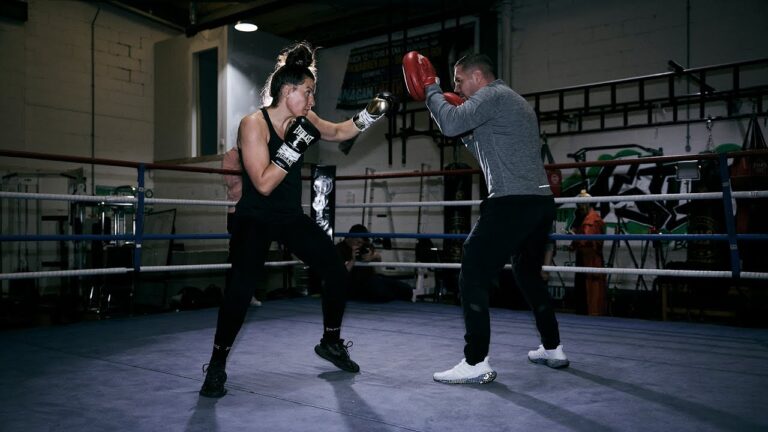 Chantelle Cameron & Jamie Moore Media Workout Before McCaskill Undisputed Fight