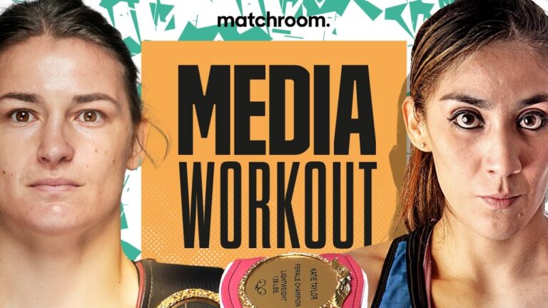 Katie Taylor vs Karen Carabajal Plus Undercard Media Workout
