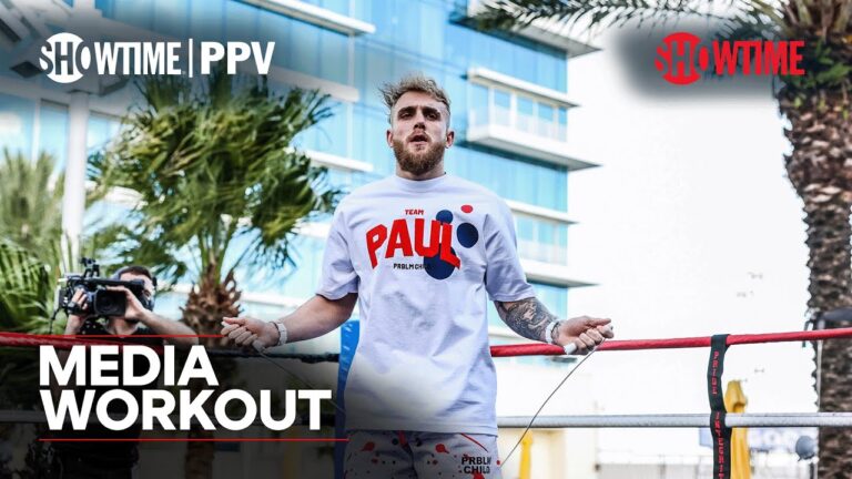 Jake Paul vs. Anderson Silva: Media Workout | SHOWTIME PPV