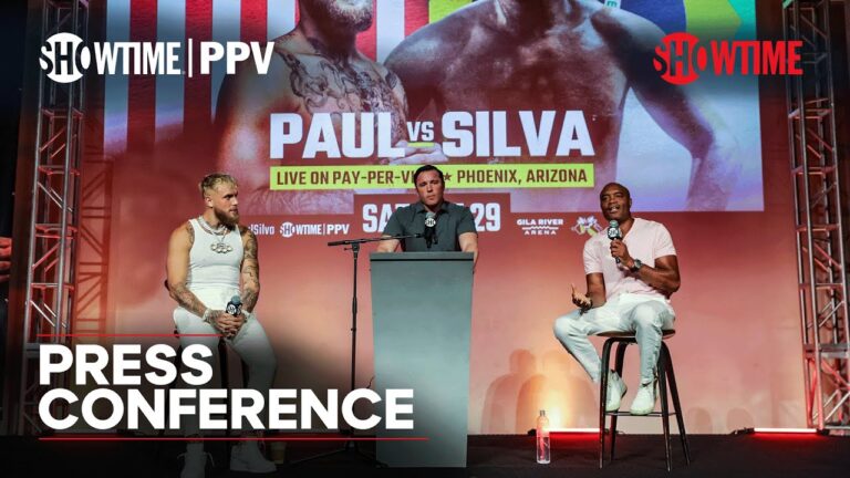 Jake Paul vs. Anderson Silva: Press Conference | SHOWTIME PPV