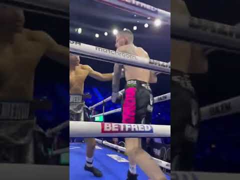 Ringside KO View 🧨 Gary Cully sparks Belmehdi in 30 secs #Shorts