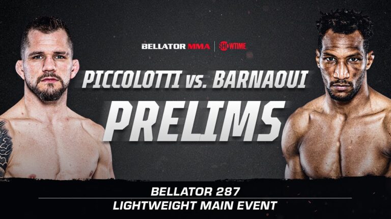 Bellator 287: Prelims | Piccolotti vs. Barnaoui | BELLATOR MMA x SHOWTIME